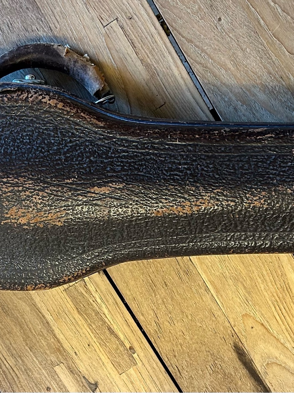 Vintage-Style Brown Leather Hard Case for Home Storage antique Violin Case 1920s